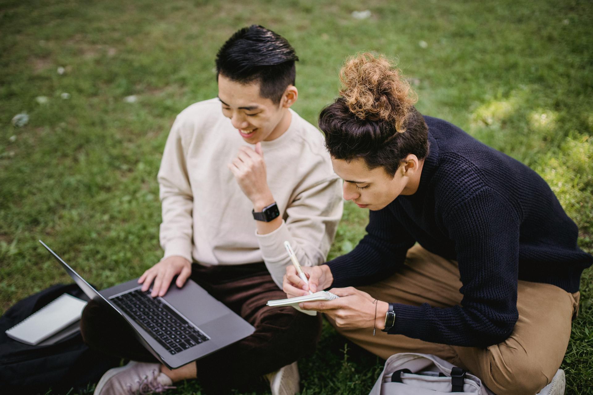 Harvard University students studying using Nexus AI